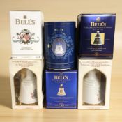 A group of Bell's Whiskey commemorative decanters in boxes CONDITION REPORT: all