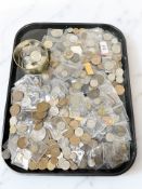 A large quantity of British pre-decimal coins.