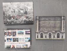 Three oversized photography monographs / books : 'Africa' by Sabastiao Salgado,