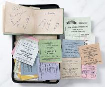 A small collection of 1970's / early 1980's concert tickets from Newcastle City Hall including The