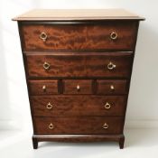 A Stag Minstrel seven drawer chest, width 82 cm.