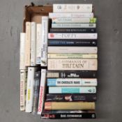 Twenty five assorted volumes: Max Hastings, Michael Leapman, David Attenborough, Arnold Van De Laar,