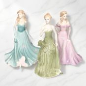 A Coalport figure 'With Thanks', hand modelled by Jack Glynn,