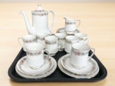Twenty six pieces of Paragon Belinda tea china.