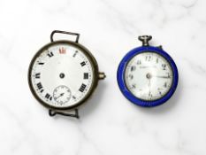 An antique watch face, the movement signed Rolex,