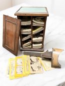 An Underwood & Underwood of New York Perfecscope stereoscopic viewer,