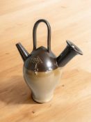 A Doulton stoneware Old Sarum Kettle, made for Watson & Co, Salisbury, height 28 cm.