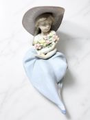 A Lladro figure 'Fragrant Bouquet' No. 5862, height 20 cm, with original box.