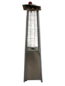 An outdoor restaurant / patio heater, height 185 cm.