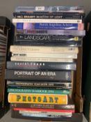 Twenty two books all relating to photography : Bert Hardy, Bill Brandt, Robert Frank, Ansel Adams,