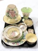 A collection of Maling lustre wares.