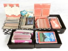 A collection of ordnance survey maps.