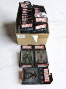 A collection of Hasbro Marvel Infinite Series figurines in packaging.