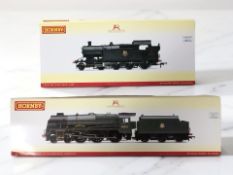 Two boxed Hornby OO gauge locomotives : R2632X BR 4-6-0 Patriot class 7P locomotive Sir Frederick