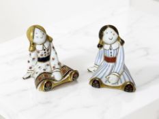 Two Royal Crown Derby Treasures of Childhood figures 'Ragdoll' and 'Fleur'.