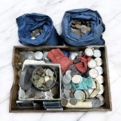 A large quantity of British pre-decimal coins, many crowns, etc (20.