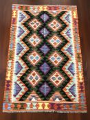 A Maimana Kilim rug, 146 cm x 100 cm.