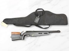 A Crosman CH2000 PCP target air rifle, .177 calibre, with gun slip.