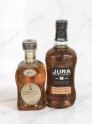 A bottle of Jura single malt scotch whisky aged ten years, 70cl,