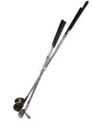 Four various golf clubs including Ryder, Doug Sanders, etc.