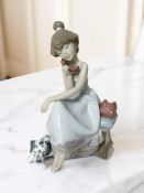 A Lladro figure Chit Chat, No. 5466.