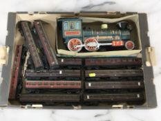 A group of Bachmann & Airfix OO gauge rolling stock,