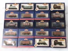 Twenty items of Bachmann Branchline OO gauge rolling stock.