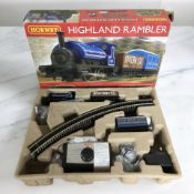 A Hornby R1220 OO gauge Highland Rambler train set.