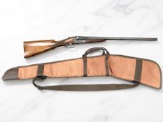 A BSA double-barrelled 12 bore ejector shotgun, serial number 50711,