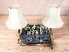 A group of 20th century and contemporary table lamps.