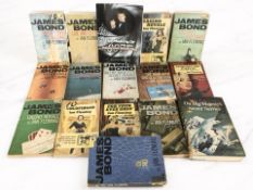 A quantity of Ian Fleming James Bond novels, published by Pan Books, all later printings,