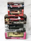 An Anson 1:18 scale die cast metal Elvis Presley's Cadillac 1973 Eldorado car,