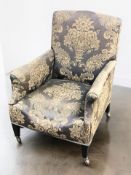 A Regency style mahogany armchair, width 70 cm.