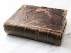 A Victorian family bible.