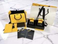 An 18ct white gold diamond half eternity ring, the channel set diamonds total 0.