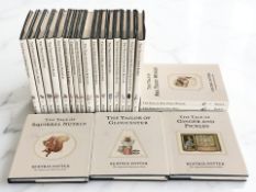 A set of twenty two Beatrix Potter books, published by F Warne & Co.