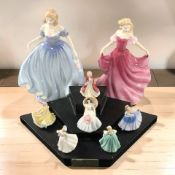 Two Royal Doulton figures 'Emma' HN3714 and 'Melissa' HN3977,