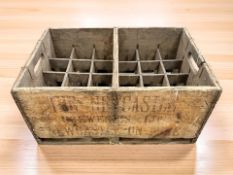 A vintage beer crate for The Newcastle Breweries Ltd.