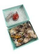 A silver pendant stamped 'Tiffany & Co, 2001', with a Tiffany box,