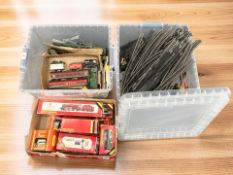 A quantity of Hornby 00 gauge die cast models including LMS Class 5 4-6-0 locomotive,