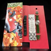 A Swatch watch 'Garden Turf 1997'.