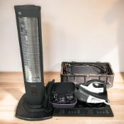 An Opranic electric heater, a Polti iron and other home electricals.