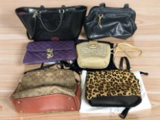 Lady's handbags including Lulu Guinness, Jaeger, etc.