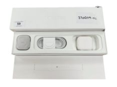 An Apple Watch Series 4, Silver Aluminium Case White Sports Band, 44mm,