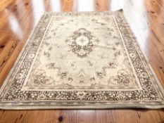 A machined carpet of Iranian design, 333 cm x 251 cm.