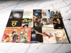 A small quantity of vinyl LP records including David Bowie, Queen, Bruce Willis, Paul McCartney,