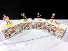 Four Beswick china figures : The Beano and The Dandy Collection - Minnie the Minx, Biffa the Bear,