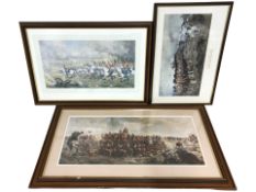 After Robert Gibb : The Thin Red Line, colour print, 26 cm x 53 cm,