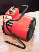 A Komore 3 kilowatt heater.