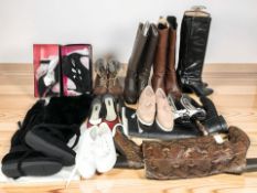 Assorted lady's shoes and boots including Jaeger, Gant, etc.